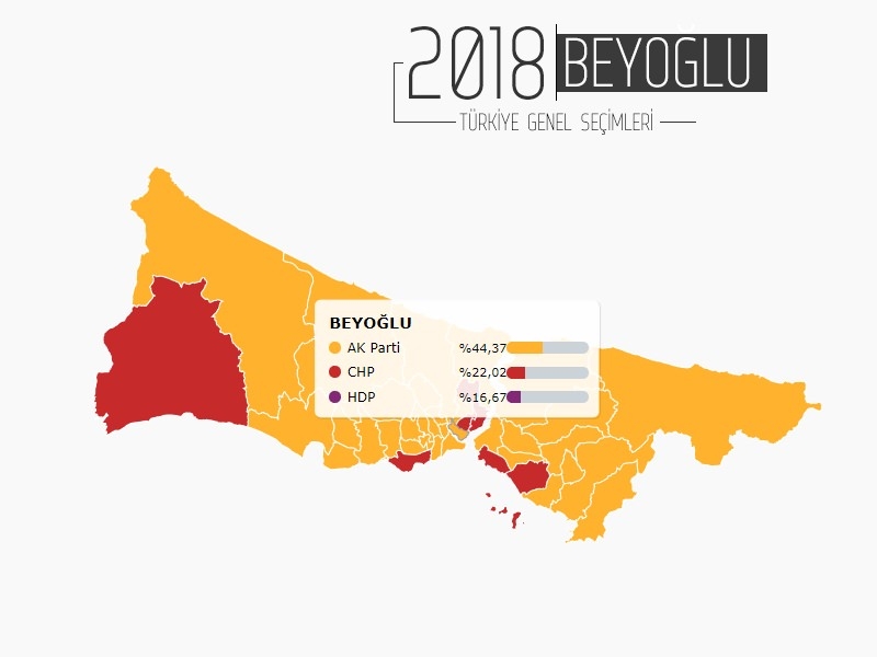 İŞTE İSTANBUL'UN 38 İLÇESİNDE PARTİLERİN ALDIĞI OY ORANLARI... 14