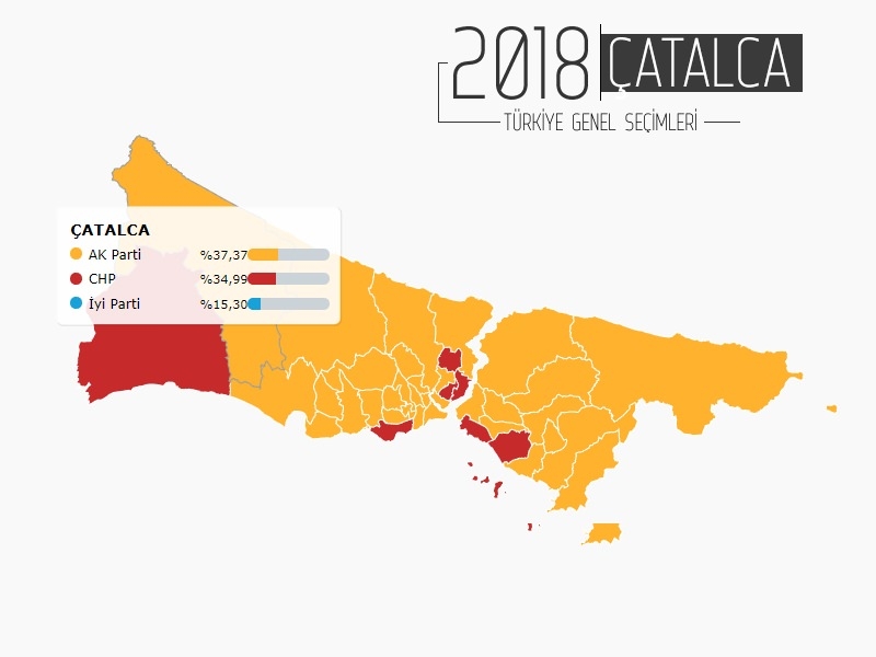 İŞTE İSTANBUL'UN 38 İLÇESİNDE PARTİLERİN ALDIĞI OY ORANLARI... 15