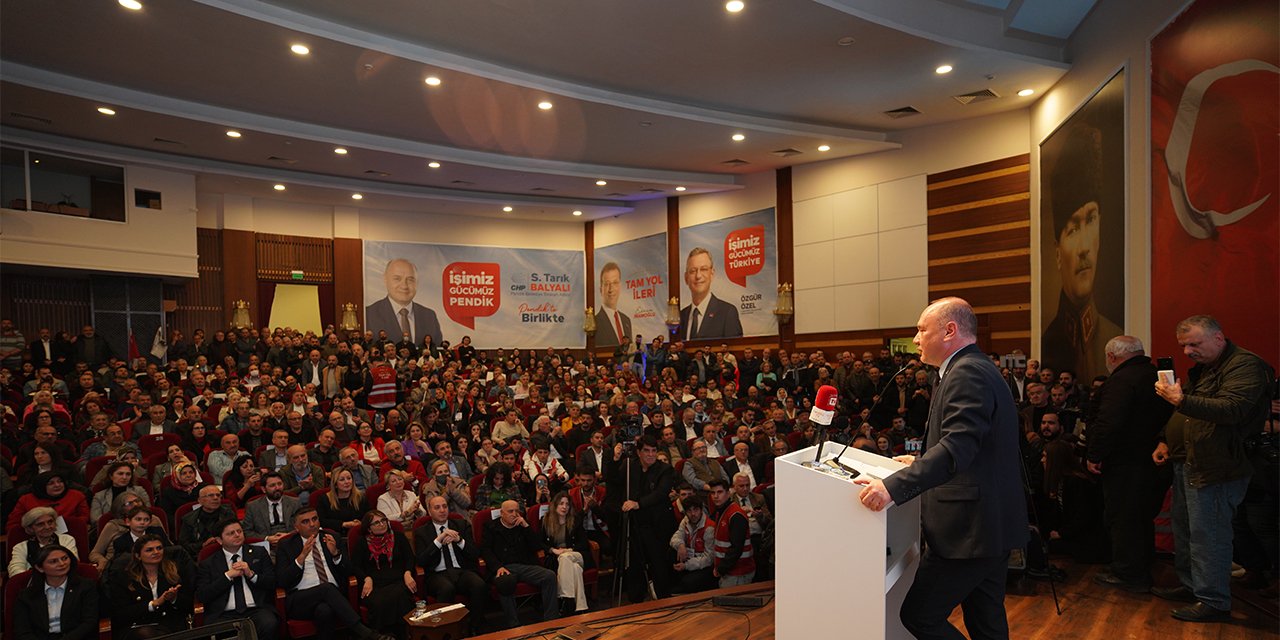 CHP Pendik Belediye Başkan Adayı Süleyman Tarık Balyalı mega projelerini tanıttı