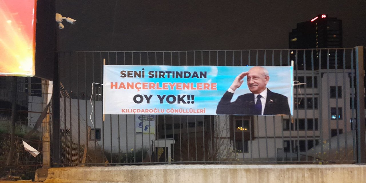 Sokaklarda Kılıçdaroğlu afişleri: Oy moy yok!