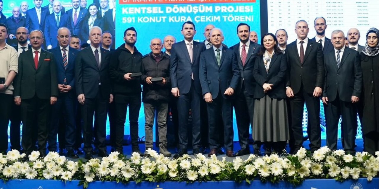 Ümraniye’de 591 Yeni Konutun Anahtarları Teslim Edildi