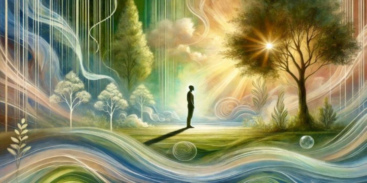 “Ne içindeyim zamanın, Ne de büsbütün dışında”