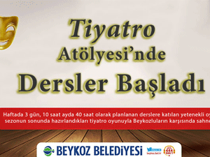 TİYATRO ATÖLYESİ’NDE DERSLER BAŞLADI