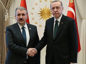 CUHMURBAŞKANI ERDOĞAN, DESTİCİ'Yİ KABUL EDECEK.