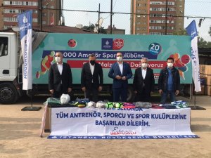 İBB’DEN ATAŞEHİR AMATÖRSPOR KULÜPLERİNE MALZEME DESTEĞİ