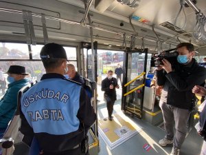 ÜSKÜDAR’DA TOPLU TAŞIMA ARAÇLARI DENETLENİYOR