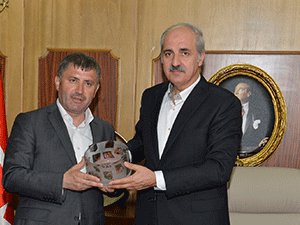 KURTULMUŞ’TAN HİLMİ TÜRMEN’E TEŞEKKÜR