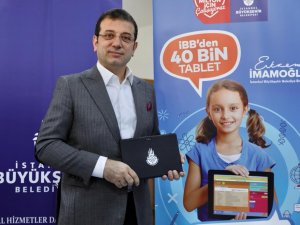 İBB den öğrencilere 40 bin tablet